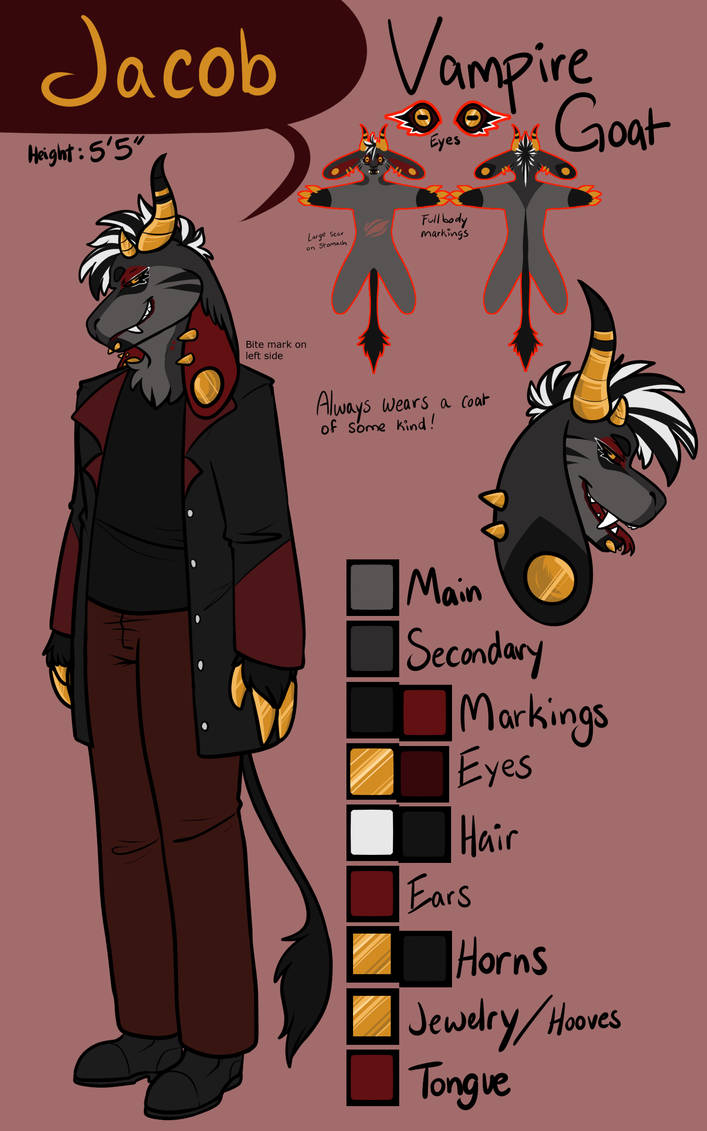 Jacob - Ref Sheet by DragonLoverTori on DeviantArt