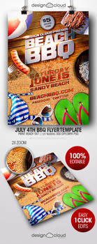 Beach BBQ Flyer Template