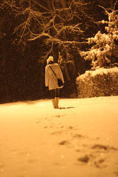 girl in snow