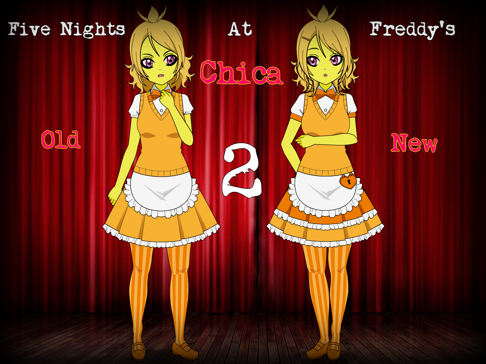 FNAF 2:. {New Chica} by loooollol995 on DeviantArt