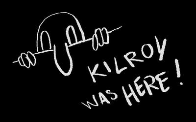 'Kilroy was here!' sketch
