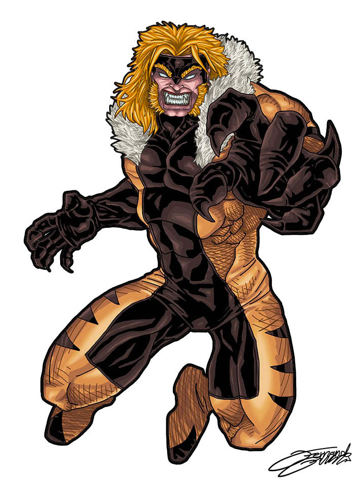 SABRETOOTH full color 90's version