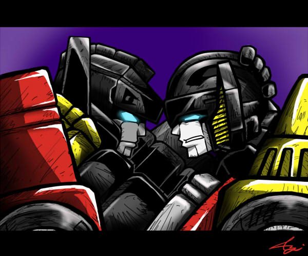 Sideswipe and Sunstreaker