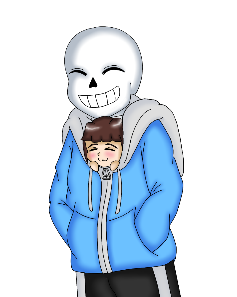 Images Of Cute Undertale Sans X Frisk Fanart