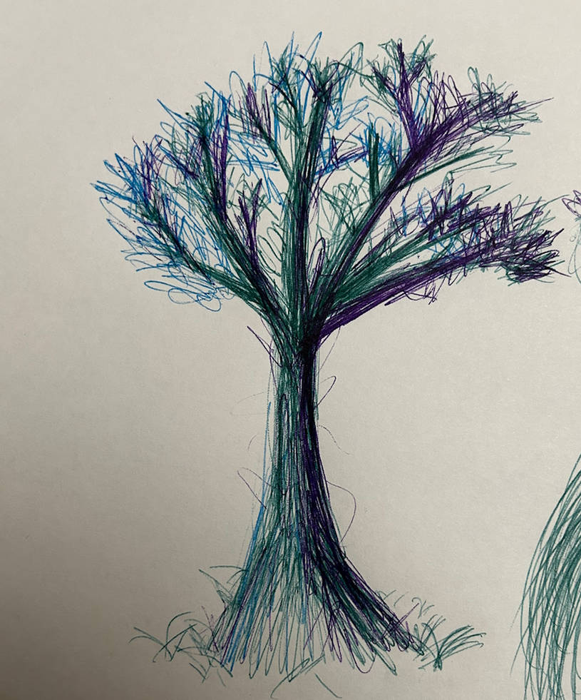 scribble tree by unpr0gr4mm3d on DeviantArt