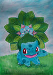 Bulbasaur Leaf Mandala by Namoqahuna