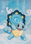 Squirtle water mandala by Namoqahuna