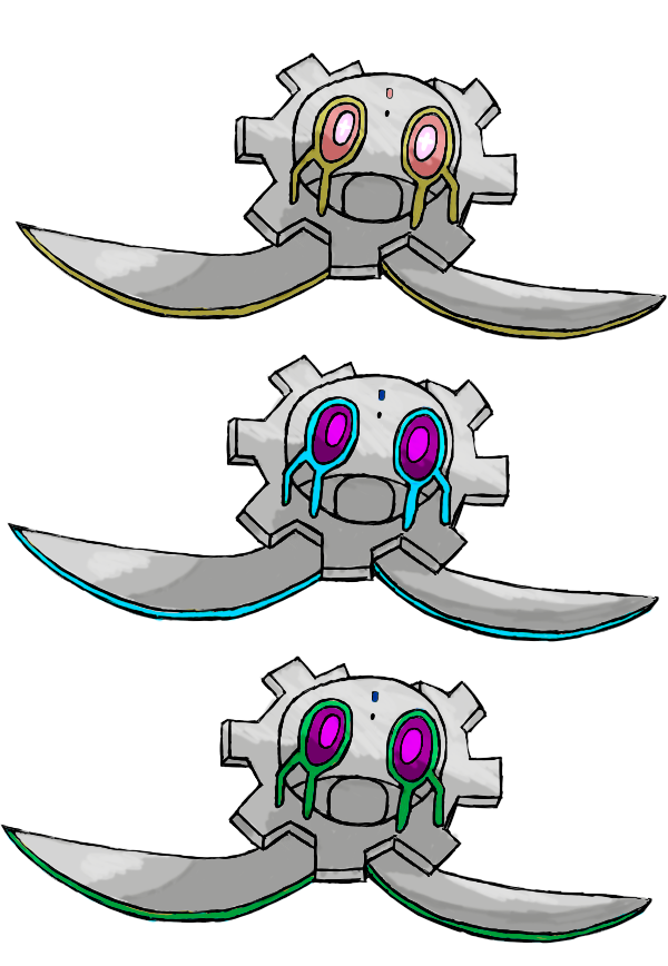 Inverted Magearna's head (Shiny + ShinyV2) by Aheradin on DeviantArt