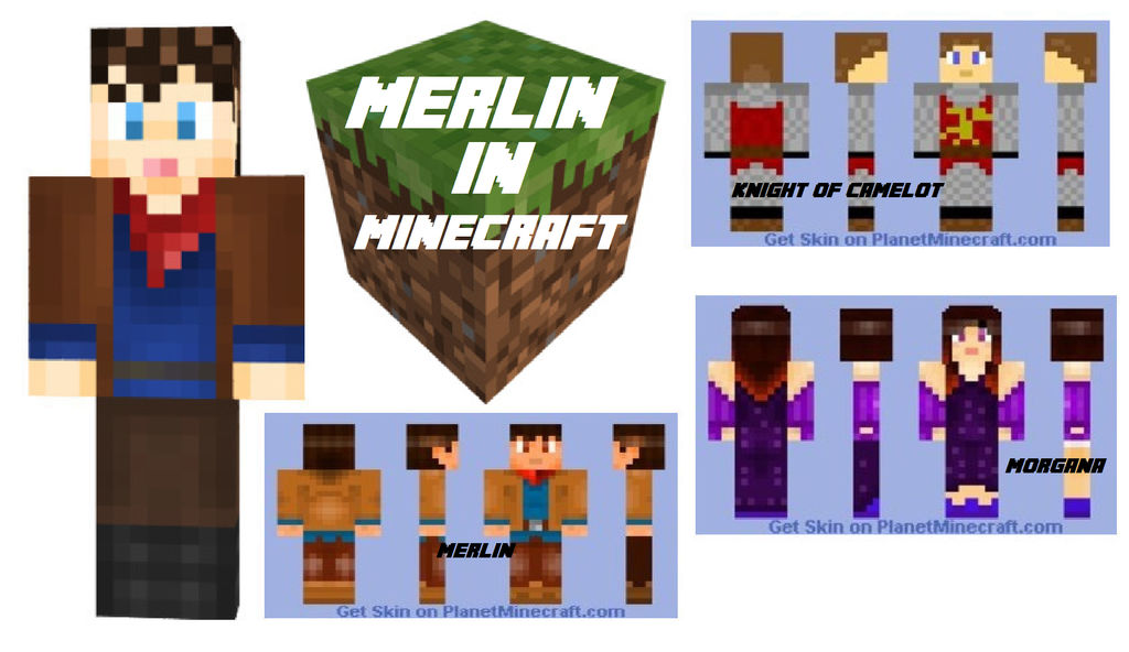 Merlin in Minecraft by MoreMerlin on DeviantArt