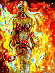 Azar the fire goddess