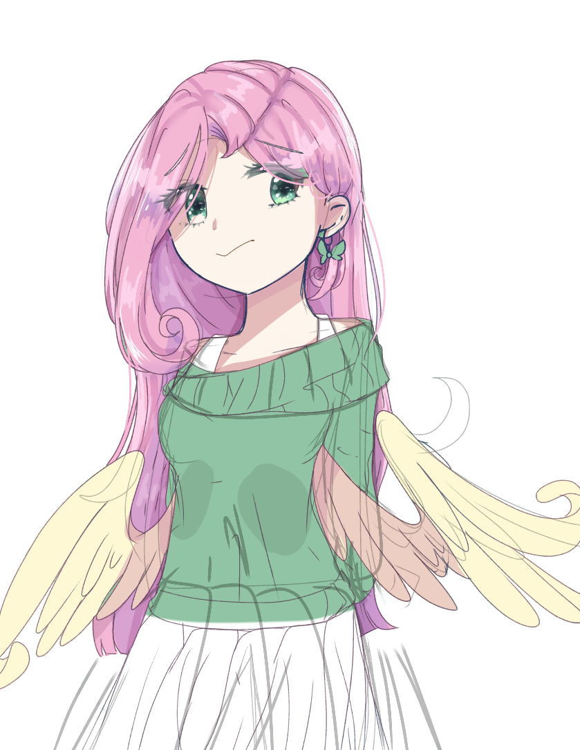 Fluttershy ( test shade hair)