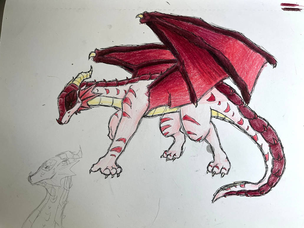 Red Rainwing A rainwing by GhonnorheaGorgonzila on DeviantArt