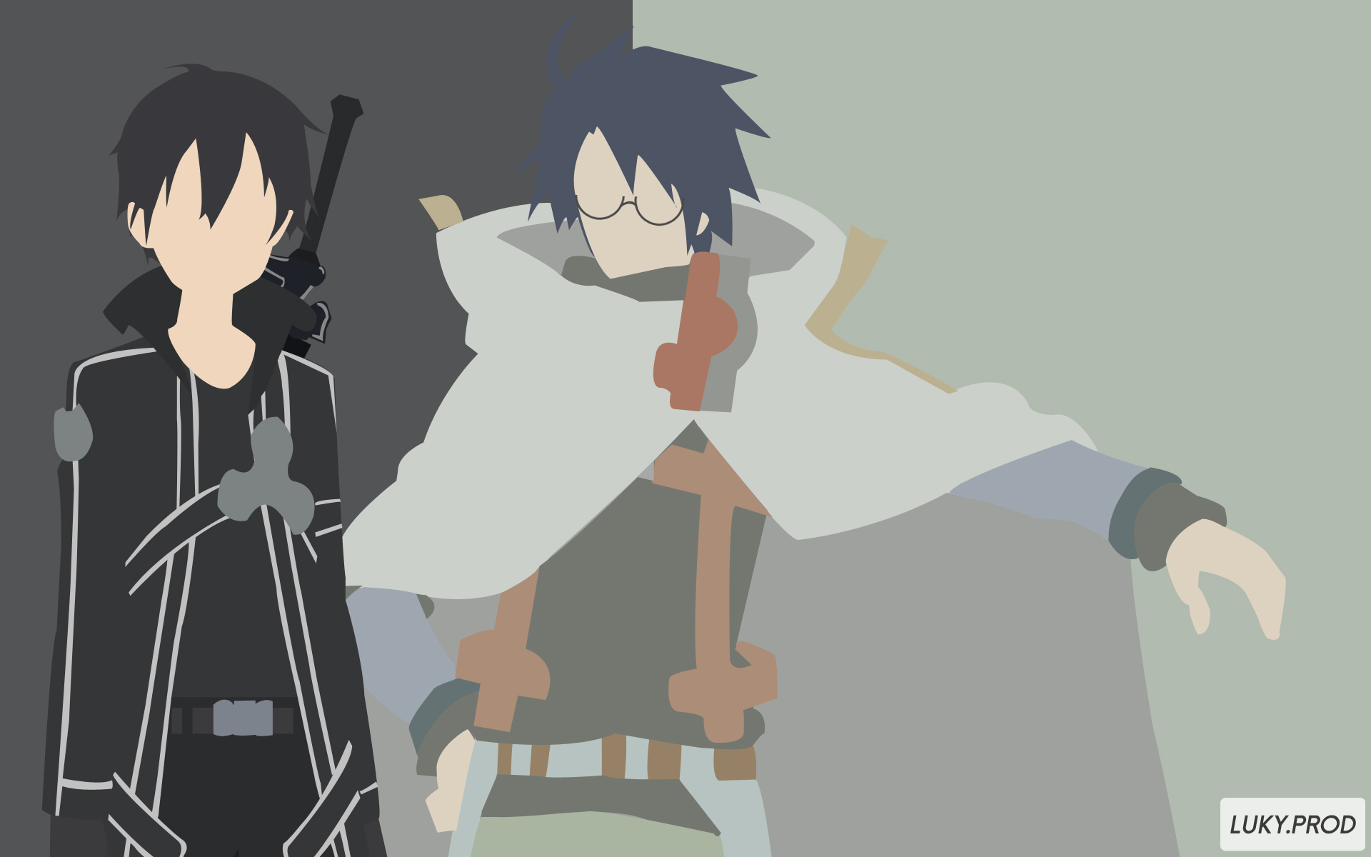 Kirito x Shiroe - SAO x Log Horizon