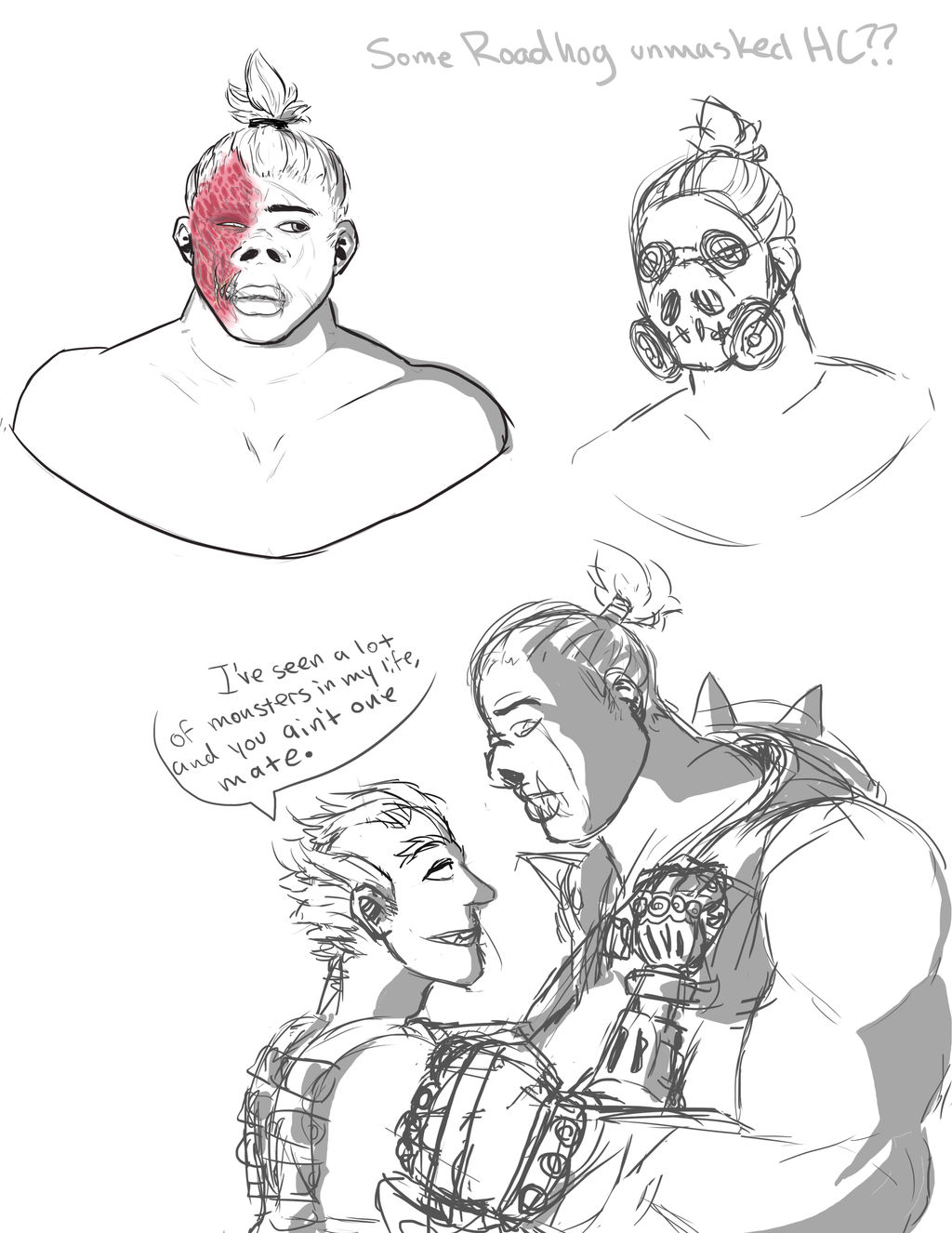 Roadhog Unmasked??? by snooggs on DeviantArt