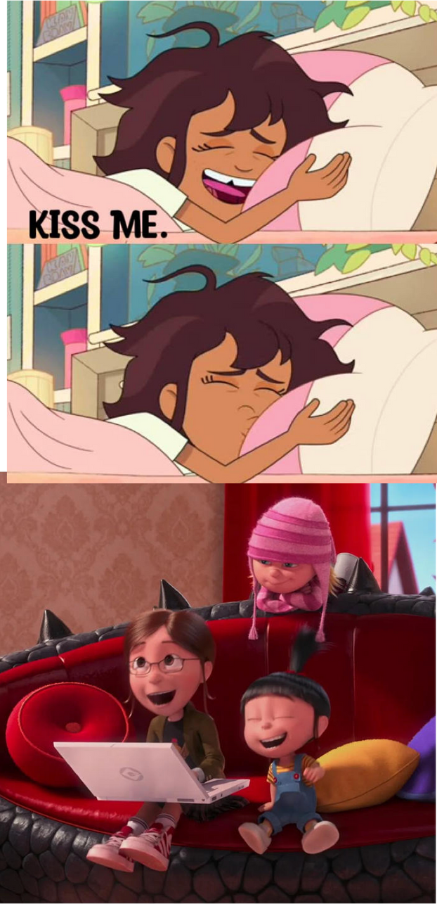 Sleep Margo Margo Edith and Agnes Laughing at Hailey's Sleepin by macemerrill on ...