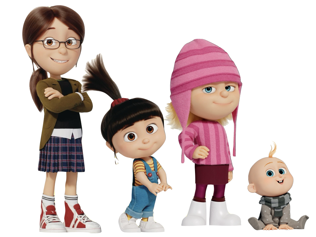 Margo Edith Agnes and Gru Jr. by macemerrill on DeviantArt