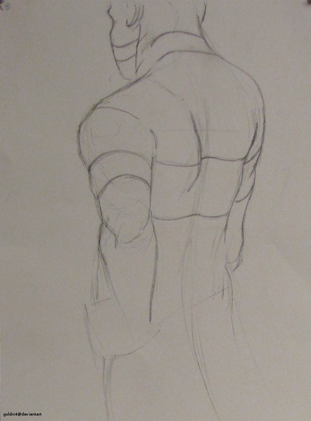 Contour figure drawing #1