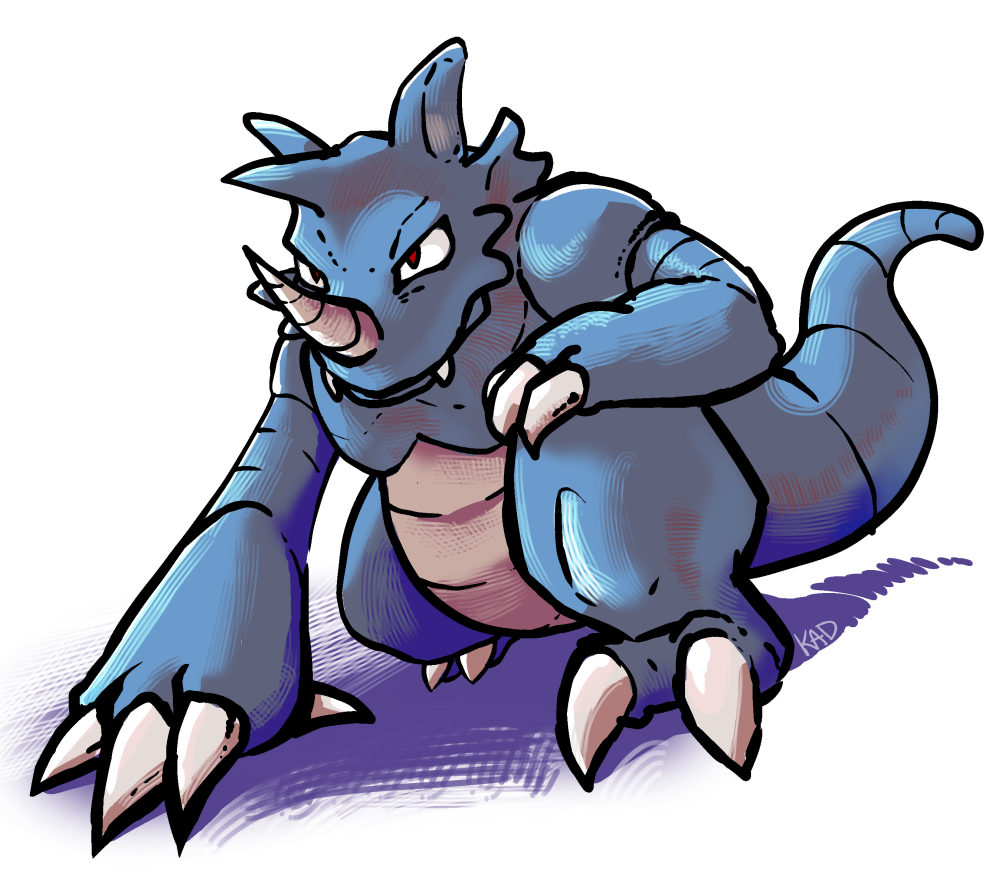 Rhydon Rival Rhydon by Kadaashi on DeviantArt