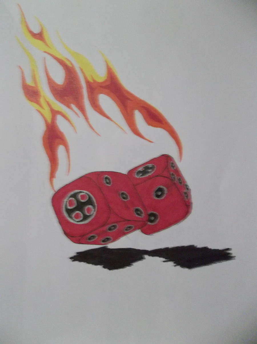 Dice tattoos for women Dice tattoos for women