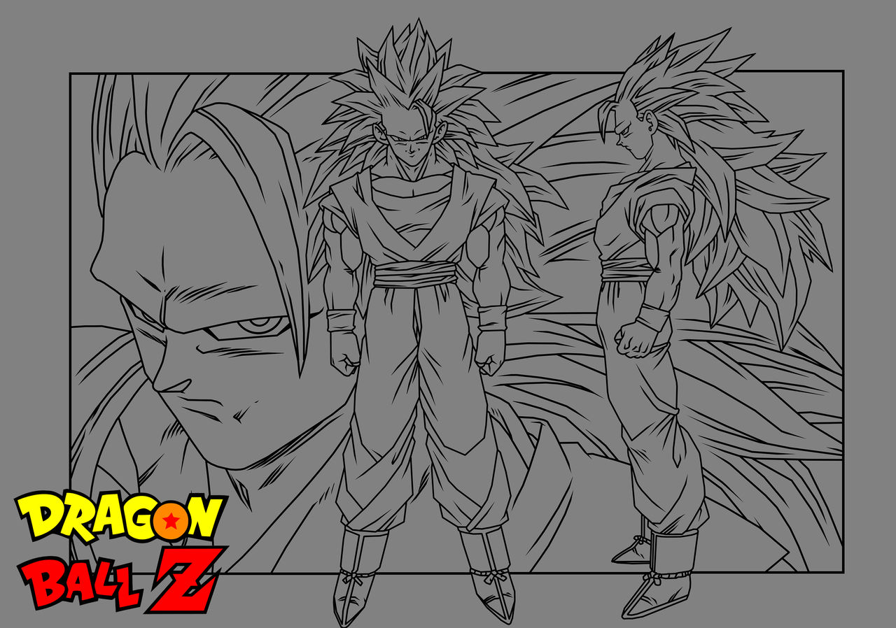 Goku SSj3 Design Sheet by Gatnne on DeviantArt