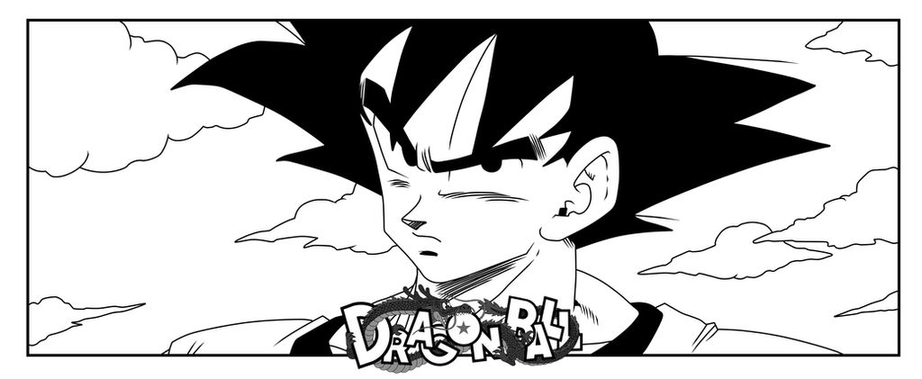 Goku (Dragonball Manga Panel) by RobTurp1230 on DeviantArt