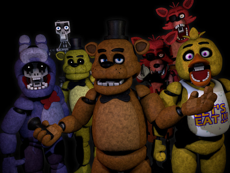 Cinema4D FNaF Model Pack Download!!! by GaboCOart on DeviantArt