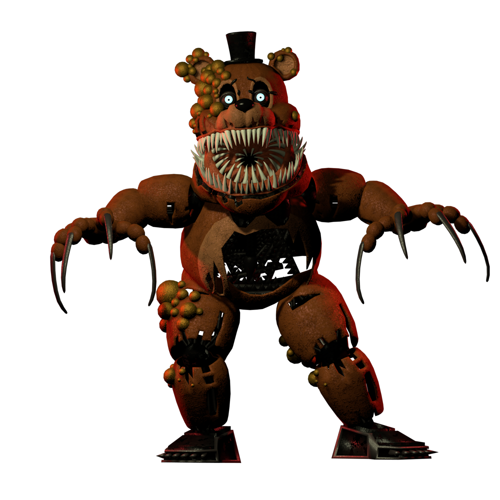 Twisted Freddy Wip Render By 3d Darlin On Deviantart