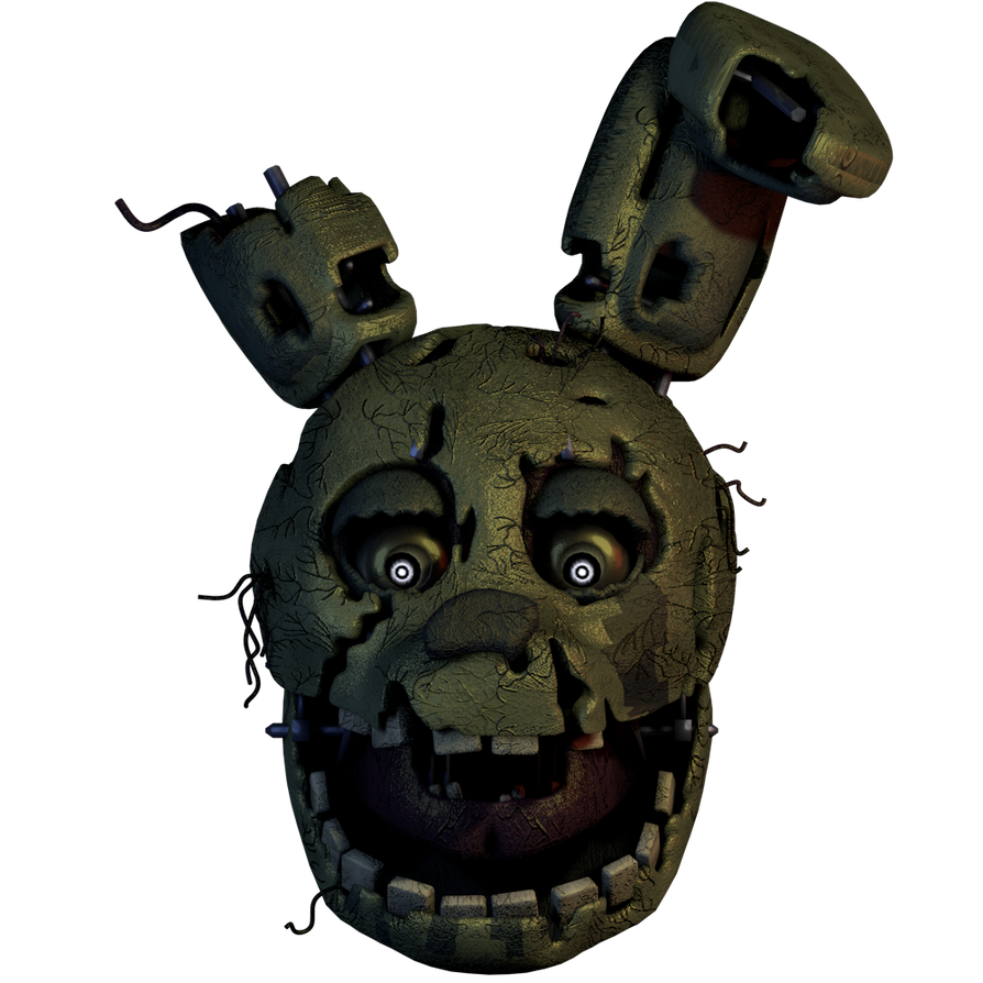 Spring Trap Scared Face Springtrap (v2 Head) by 3D-Darlin on DeviantArt