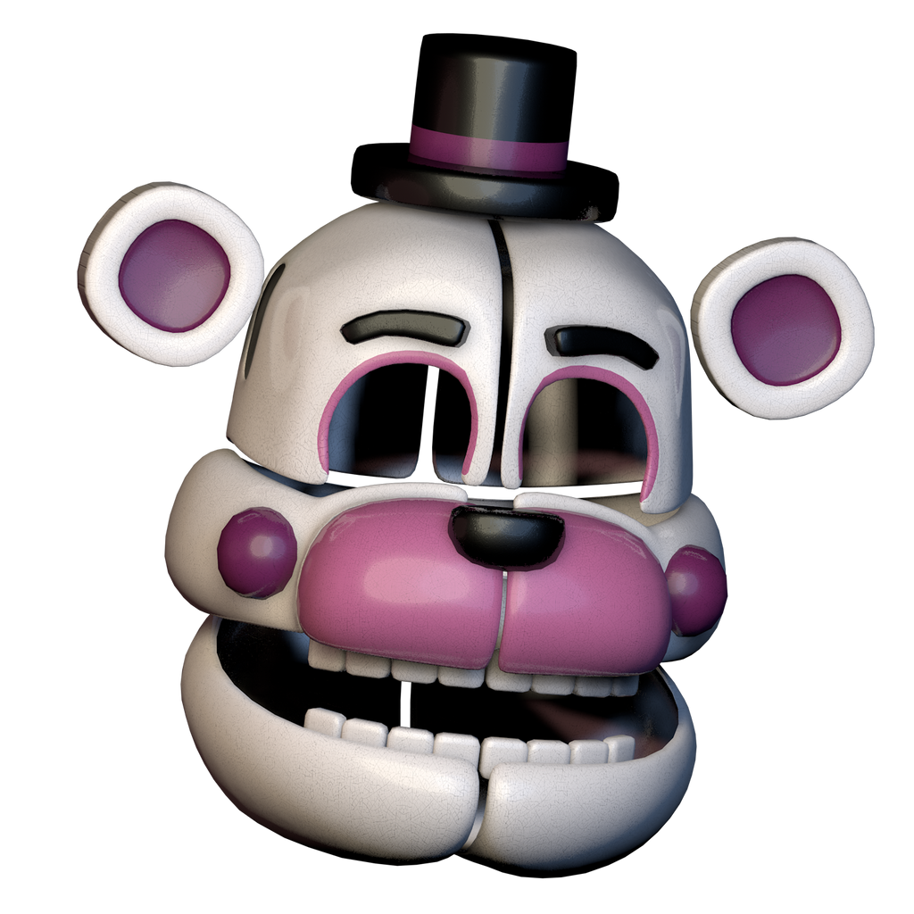 Freddy Shell Jr Funtime Freddy (Head Shell) by 3D-Darlin on DeviantArt