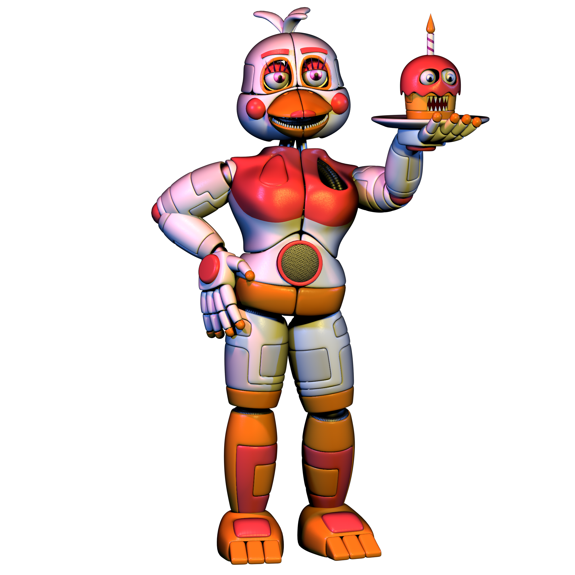 Funtime Chica - Extras Render by The-Smileyy on DeviantArt