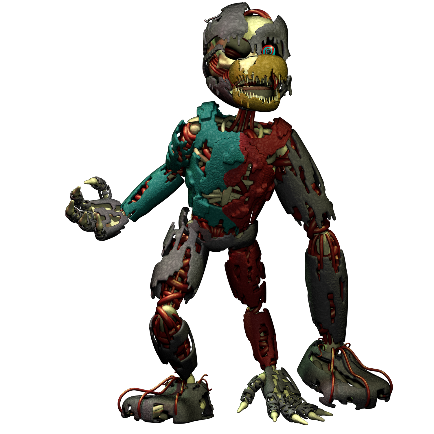 Distorted Fnaf Characters Distorted Avian (commission) by 3D-Darlin on DeviantArt
