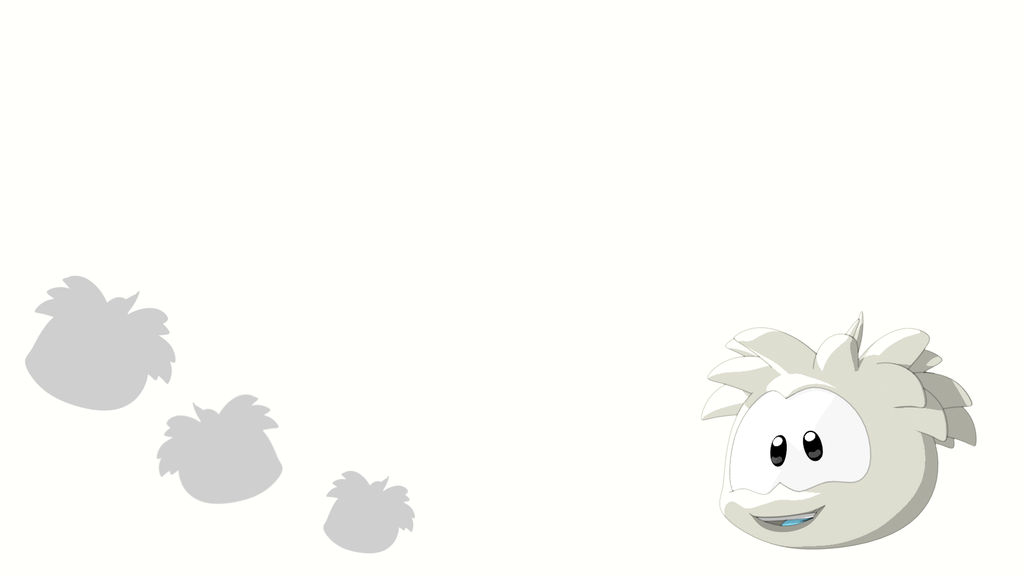 White Puffle Wallpaper by 3D-Darlin on DeviantArt