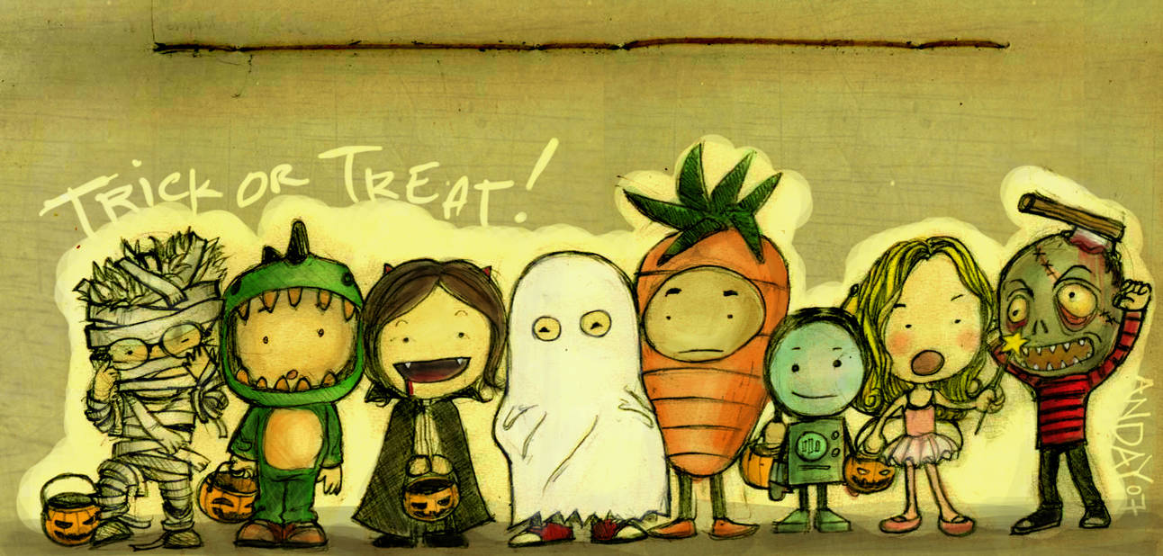 Trick or Treat Kids by Anday