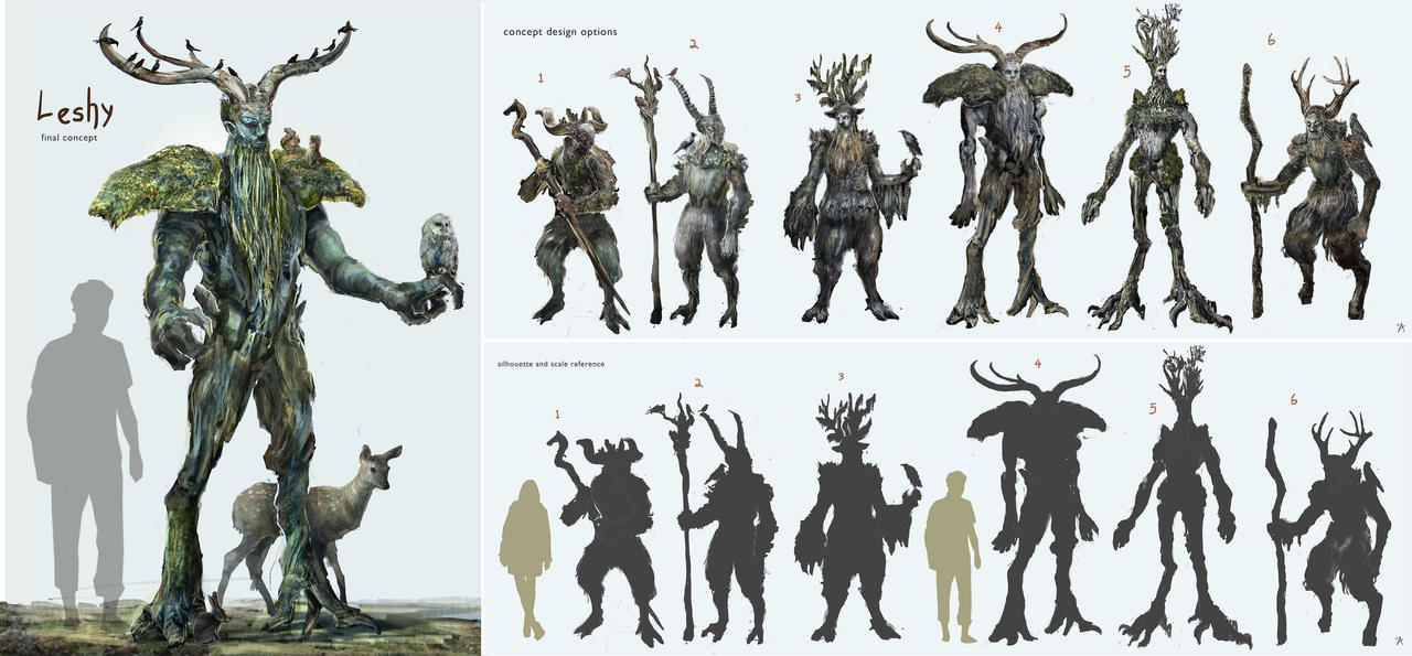 Leshy Concept Design Sheet by Anday on DeviantArt