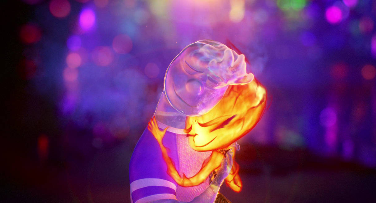 Ember and Wade from Elemental by thechipmunkschipette on DeviantArt