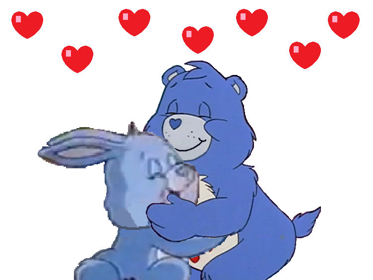 Swift Heart Rabbit Loves Grumpy Bear by CareBearsLover1130 on DeviantArt