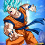 Goku Super Sayajin Blue Card
