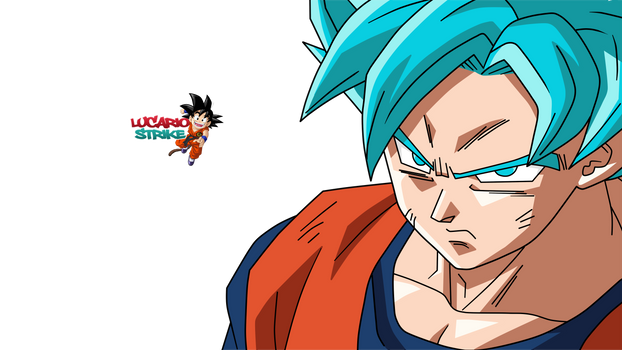 Goku Super Sayajin Blue Card by lucario-strike on DeviantArt