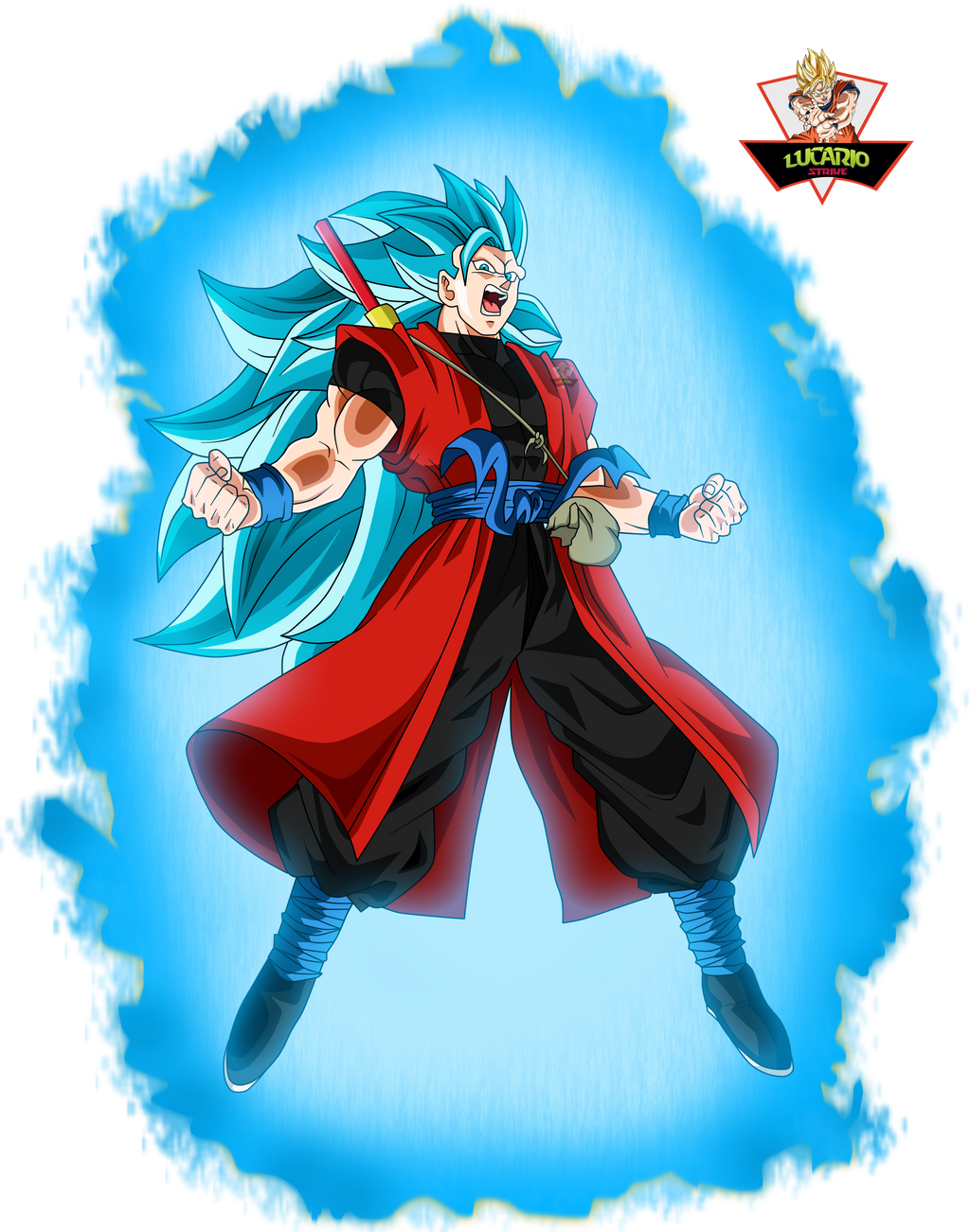 Goku Xeno Ssj3 Blue by lucario-strike on DeviantArt