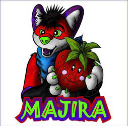 Badge Art Commission (Majira Strawberry)