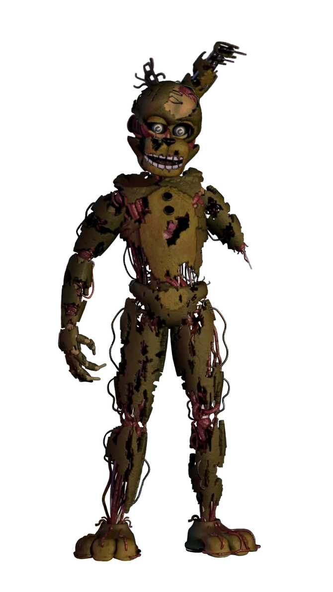 Scrap Springy Scraptrap redesign + Scrap Springtrap by Adriachy87 on DeviantArt