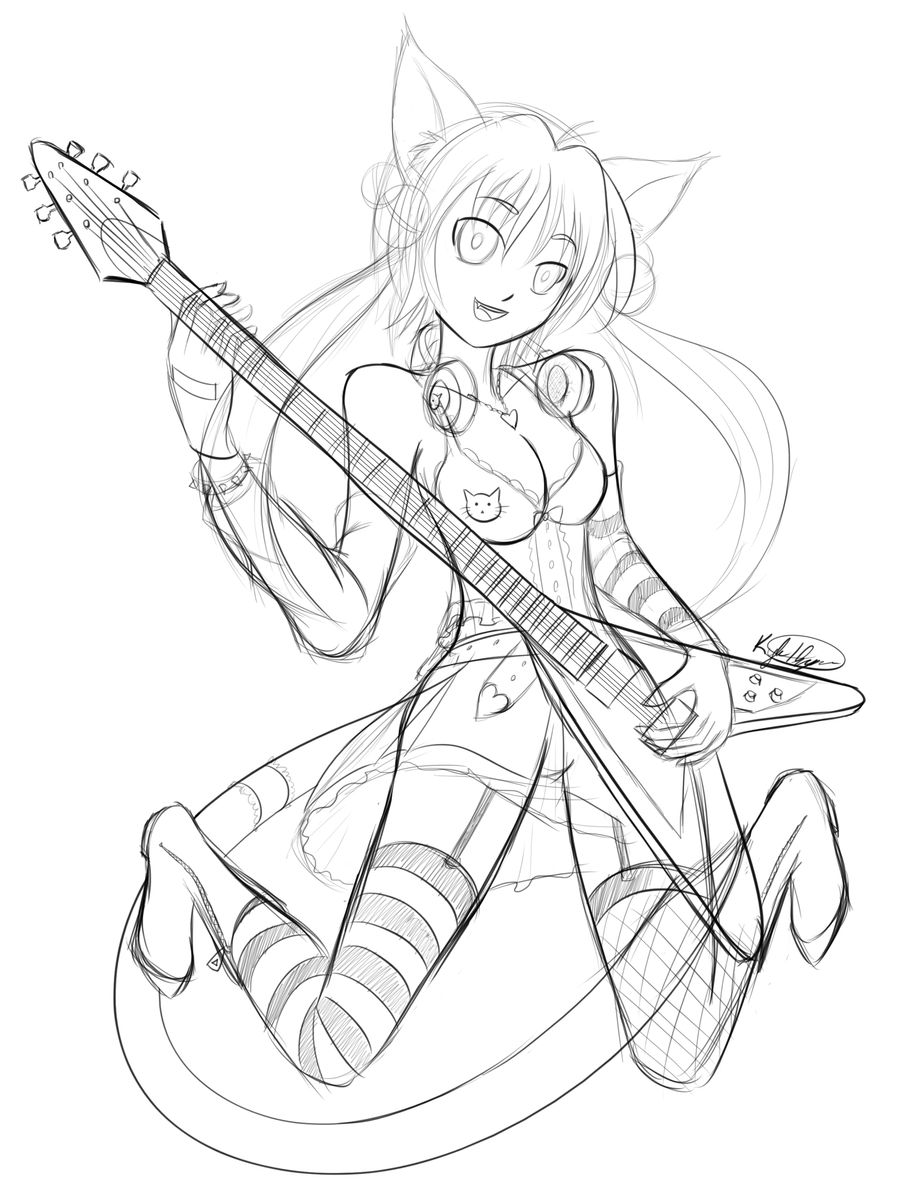 Belle Rock! for Vicky-Nyan WIP