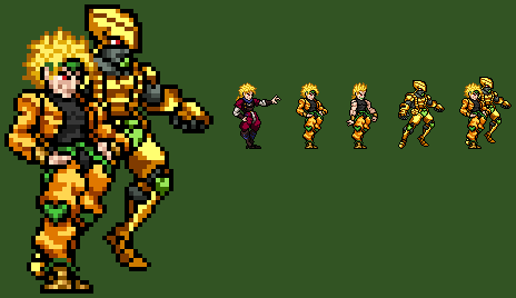 Dio Brando Sprite Sheet png