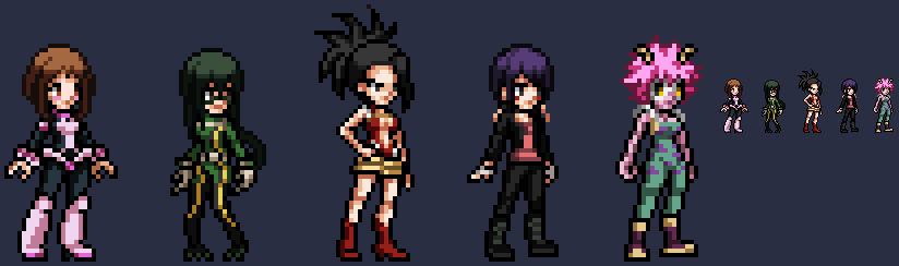 Boku no Hero Academia (Girls) Sprite