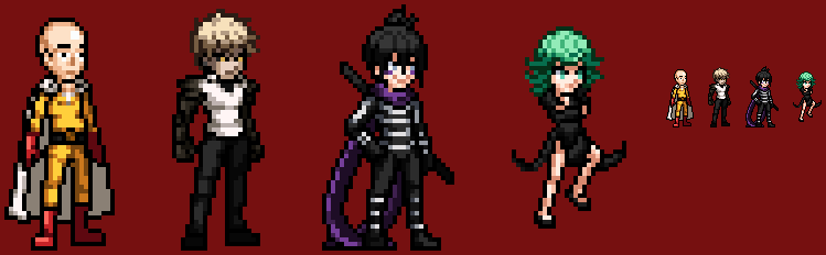One Punch Man Sprite by LEANBOOX on DeviantArt