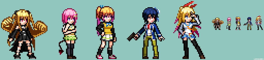 Anime Random Characters (Characters 4) Sprite