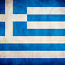 Greece Grungy Flag