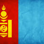Mongolia Grungy Flag