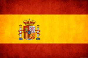 Spain Grunge Flag