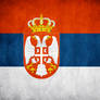 Serbia Grunge Flag